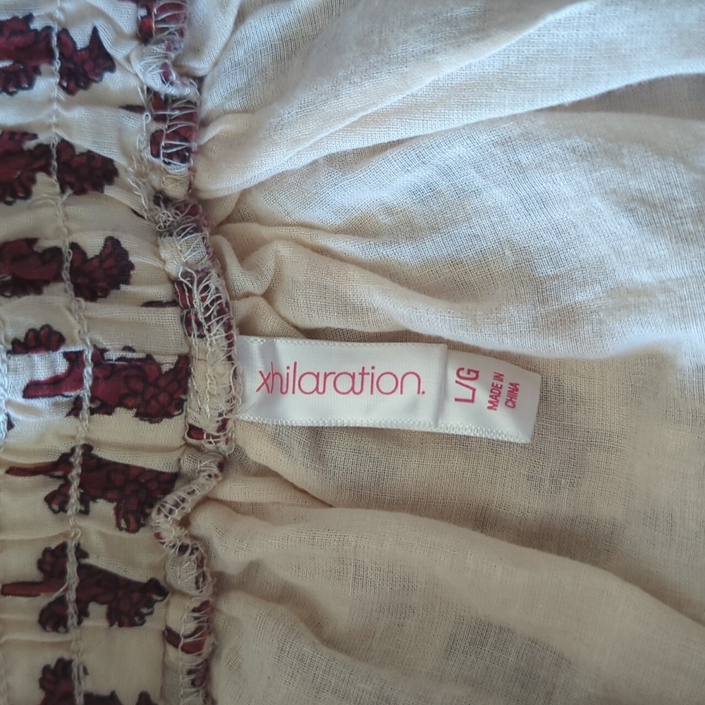 Xhilaration Indian print boho skirt - Picture 3 of 7